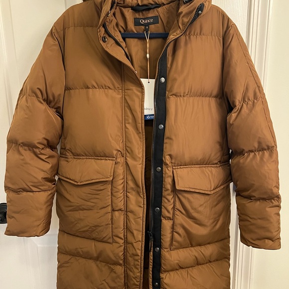 NEW QUINCE Featherless Long Puffer Parka S - Picture 3 of 6